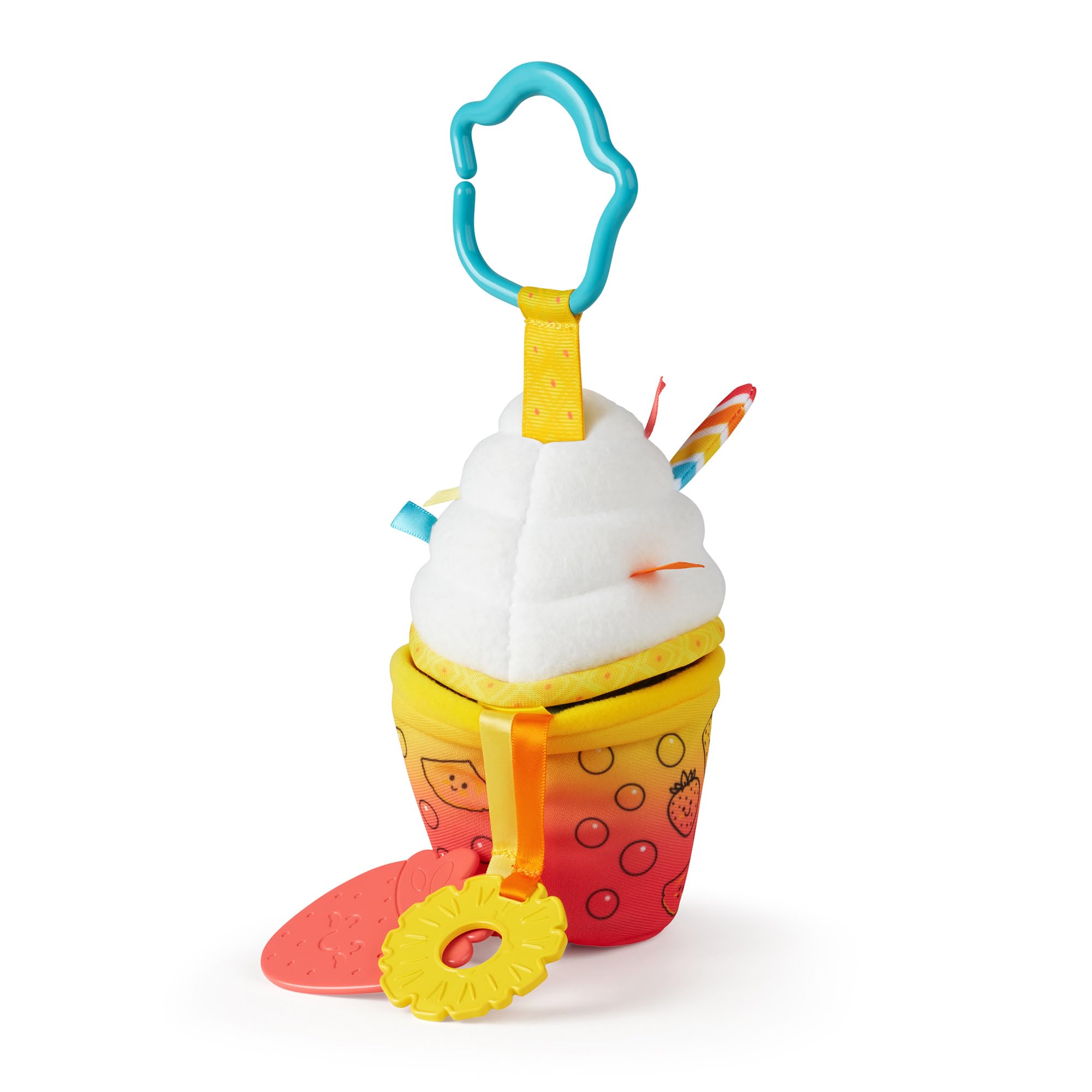 Melissa & Doug Multi-Sensory Bubble Tea Take-Along Clip-On Sensory Toy for Infants & Toddlers | 0+ | Gift for Baby Boys or Girls