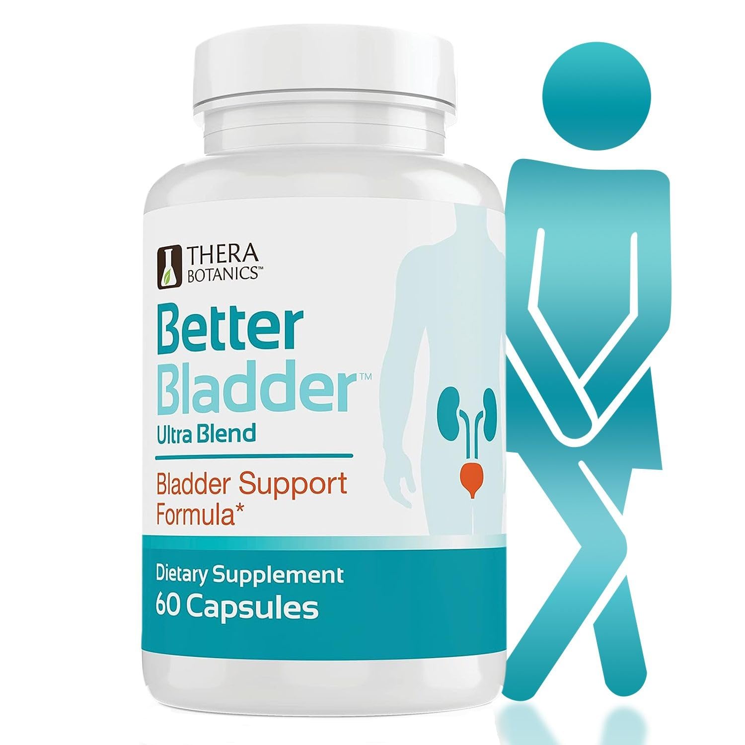 Better Bladder Ultra Control Supplement for Women & Men – Bladder Support Supplement Enhanced with Vitamin D3 to Help Reduce Urinary Leaks, Frequency & Urgency - 60 Count (1 Bottle)