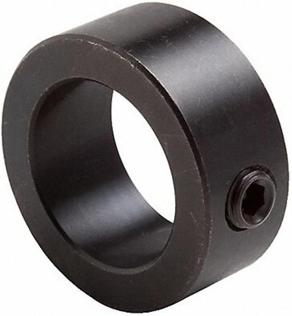 Black Oxide Steel Shaft Collar, Set Screw Collar Style, Standard Dimension Type, 2 Bore Dia. - 1 Each