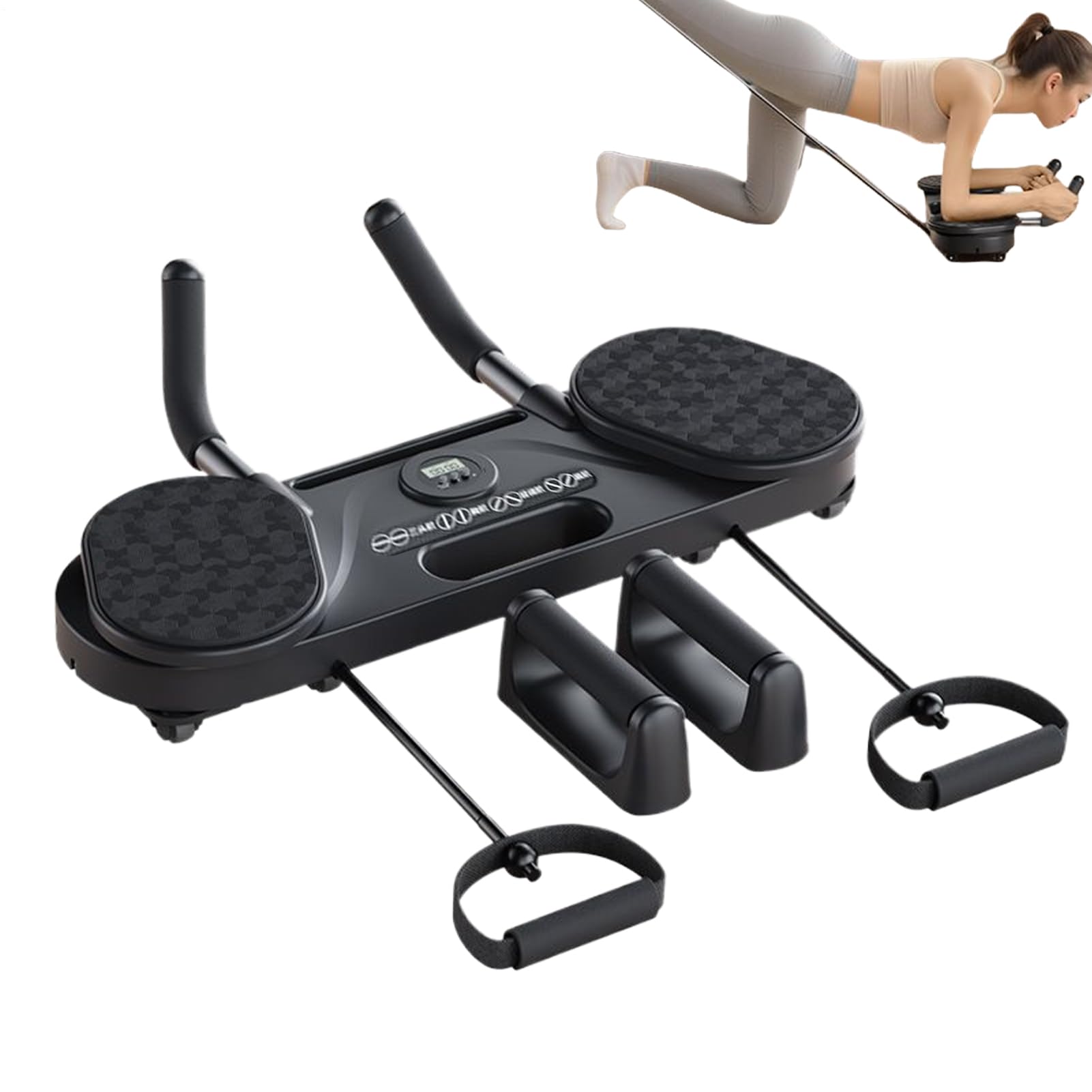 Pilates Reformer Macchina Fitness Allenamento Completo Corpo e Core | Tavola Addominale Multifunzionale Esercizi Core e Routine Giornaliera Fitness Uomo Donna Palestra Casa Interno Pilate