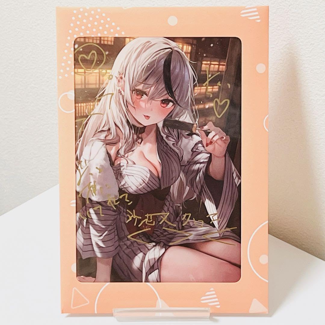 Amazon.co.jp: 沙花叉クロヱ 活動1周年記念 直筆 ポストカード