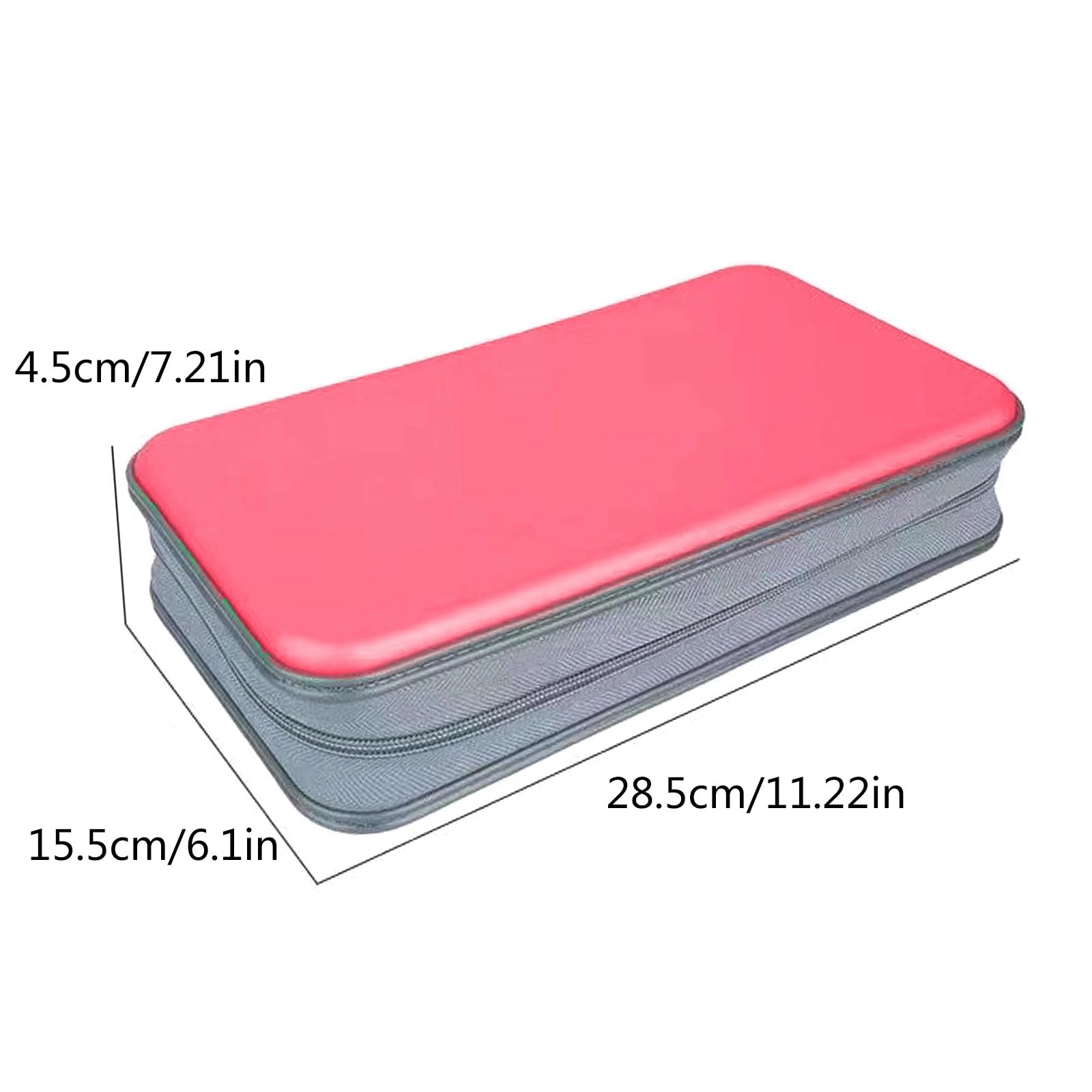 80-slot CD Storage Bag Disc Box Protezioni Antipolvere Custodia Sleeve Storage per uso viaggio CD Disk Bag, Nero , Bellezza di massa
