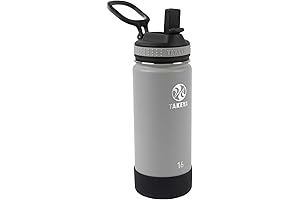 Takeya 17 oz Vacuum Insulated Stainless Steel Water Bottle