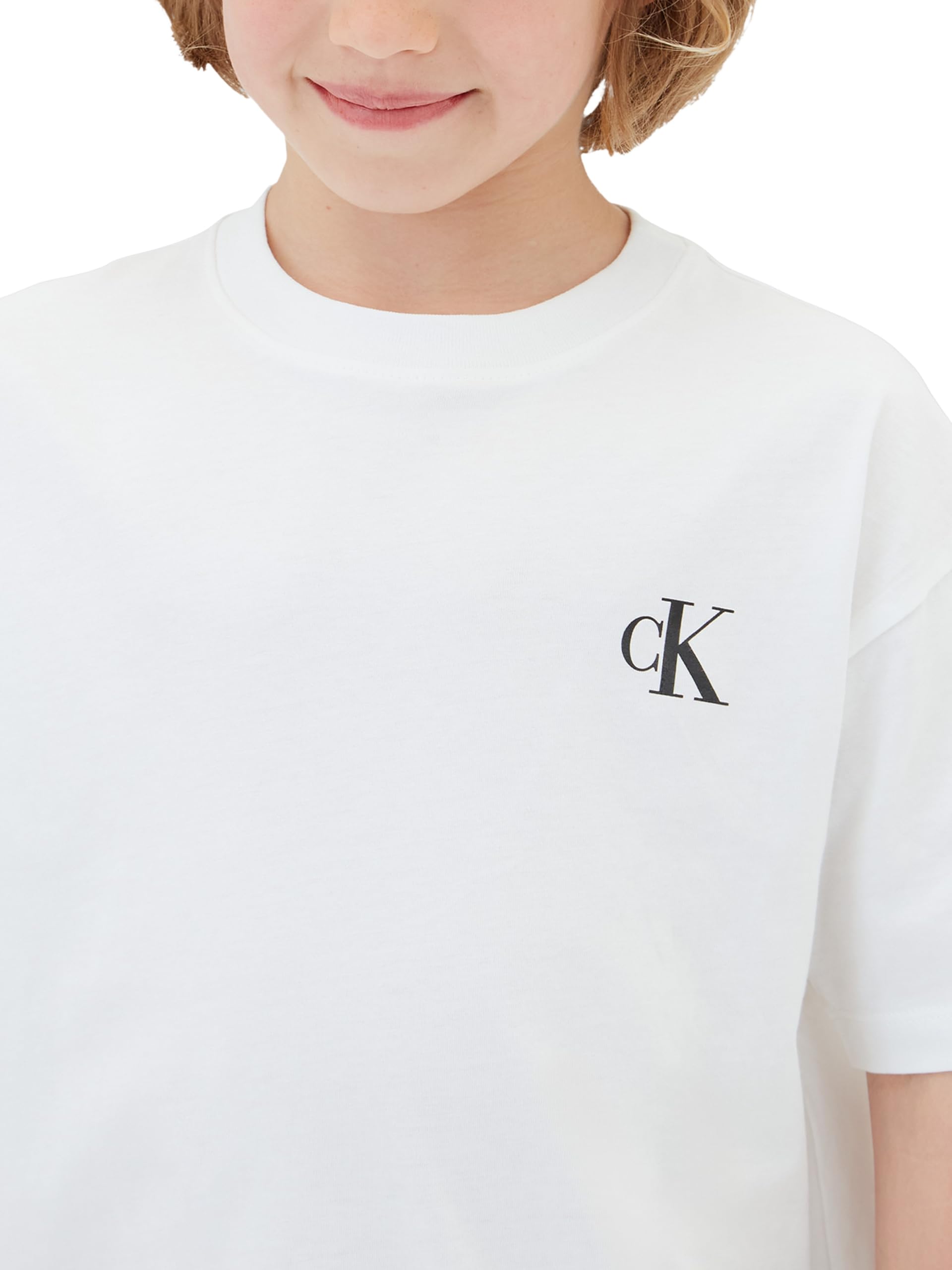 Calvin Klein 2-Pack Monogram Top SS Lvcktji19b Juego Niños