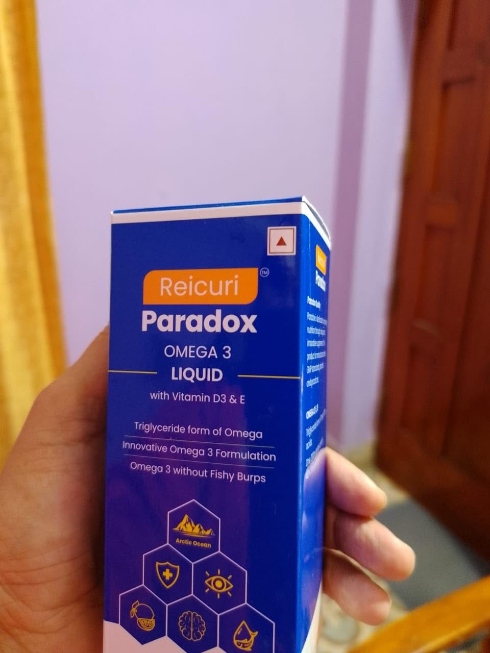 Reicuri Paradox Omega Liquid Pure Iceland Salmon Fish Oil, UK