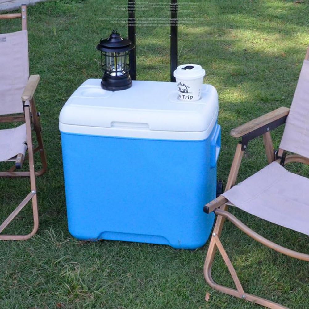 Nevera Portátil De Gran Capacidad, Caja De Picnic con Aislamiento Rígido, con 72 Horas De Aislamiento, Ideal For Acampar, Pescar Y Hacer Picnics.(Blue)