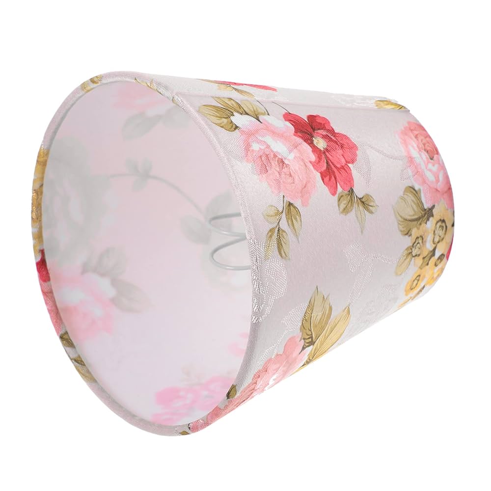 i☆【新品未開封】 ランプシェード テーブル ホワイト ランプカバー 花柄 燭台 新品未開封】 ランプシェード テーブル ホワイト シェード 花柄