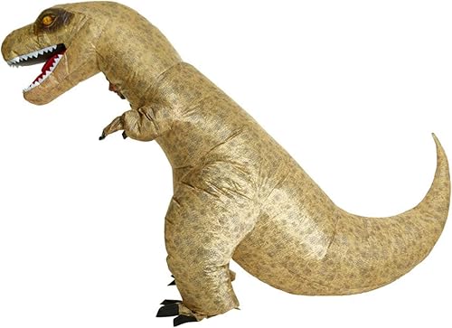 Miniatura 3 de Morph Jurassic - Disfraz inflable de dinosaurio T-Rex unisex, talla única, Dinosaurio T-rex