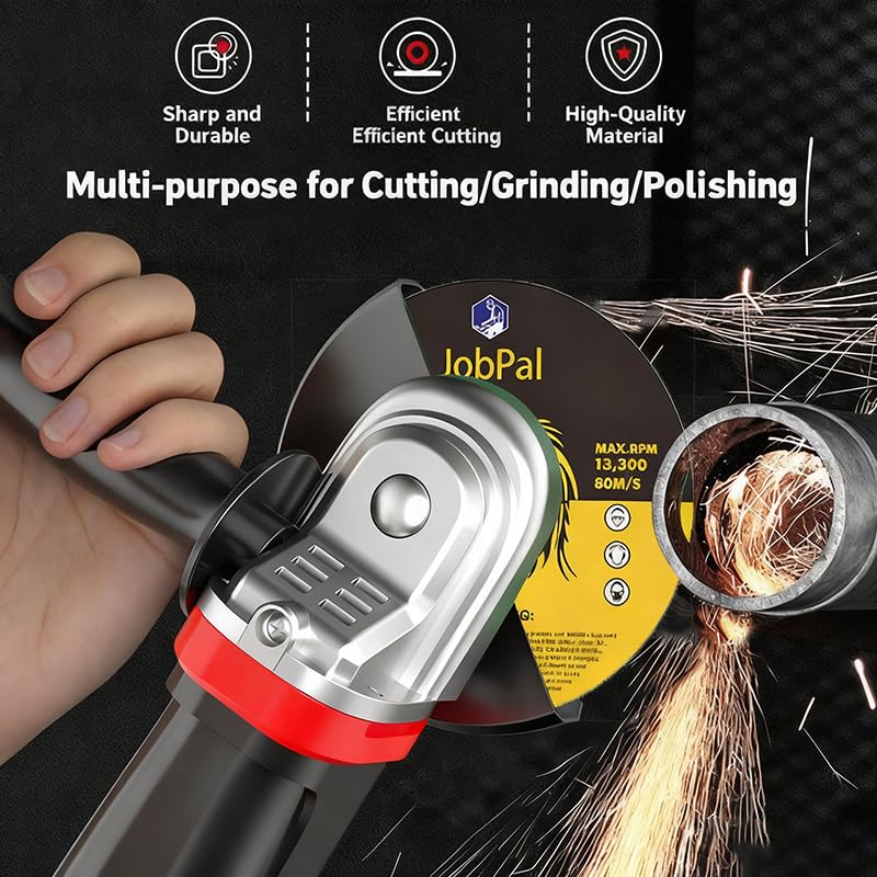 4 1/2" inch Metal Stainless Steel Cutting disc, 4.5" Angle Grinder Ultra-Thin Cutting Wheel, with Strong Cutting Effect Cutting disc one More nut (4.5in one More nut, 100)