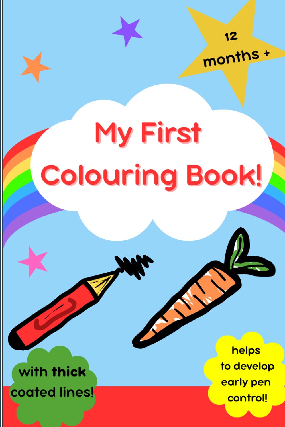 My First Colouring Book: Ages 12 months +