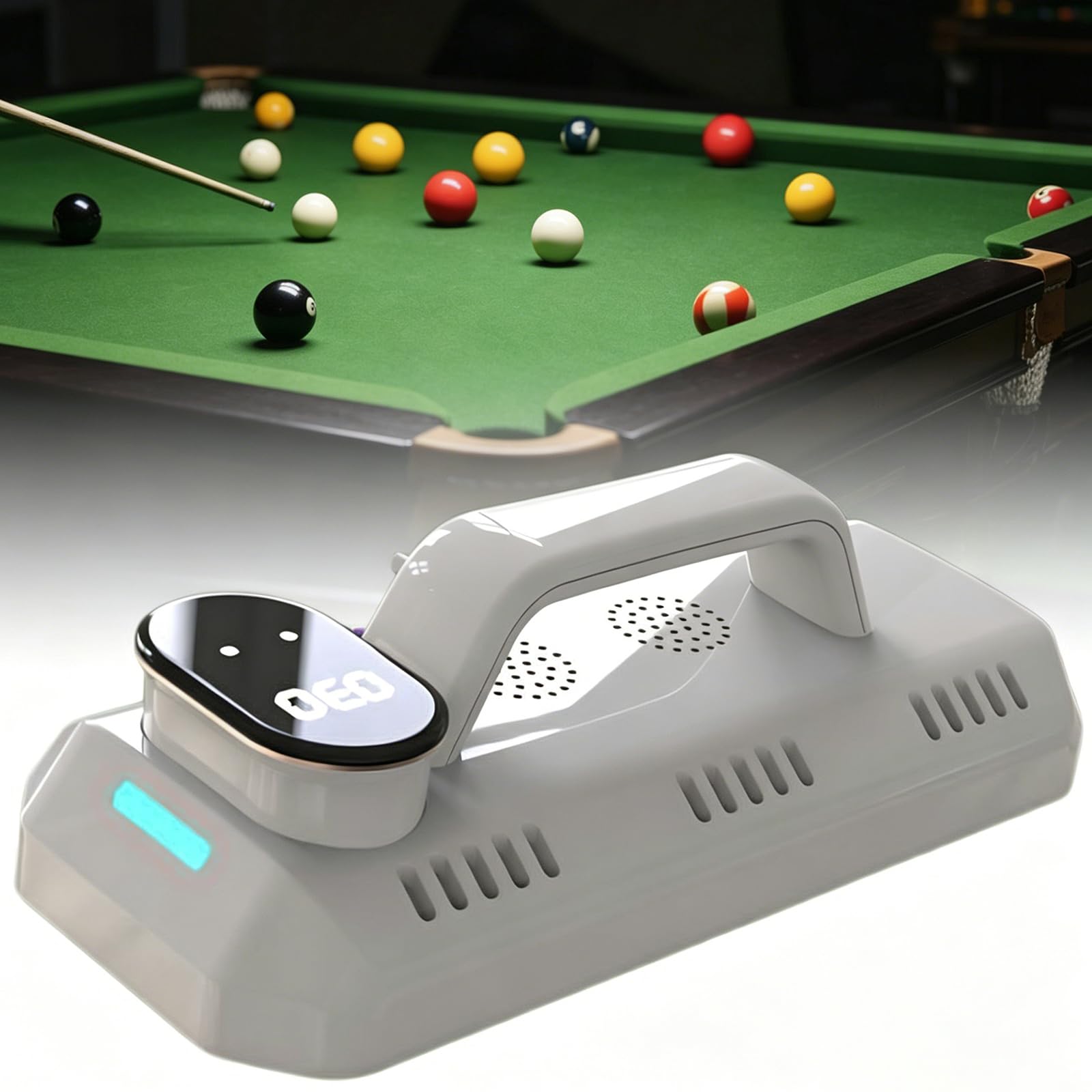 Inteligentny żelazko do stołu bilardowego 800W z termostatem i sterowaniem dotykowym, szybkie nagrzewanie w 50s, regulowana temperatura 0-150℃, przenośna ręczna szczotka do stołów do gry w bilard