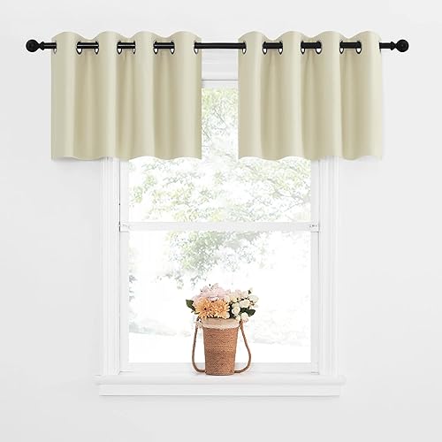 Miniatura 48 de NICETOWN Cortinas Opacas para Ventana de Guardería - Tratamiento de Ventana con Parte Superior de Ojales, Paneles de Cortinas Opacas (Verde Biscotti
