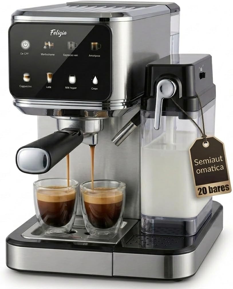 Cocina Pequeña: Ideas para Aprovechar Mejor el Espacio 23 Cafetera compacta expresso Semiautomática