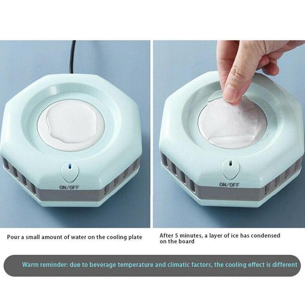 CLUB BOLLYWOOD® Portable Quick Electric Beverage Cup Cooler Ice Making for Milk Coffee Blue| Home & Garden | Major Appliances | Refrigerators & Freezers | Mini Fridges