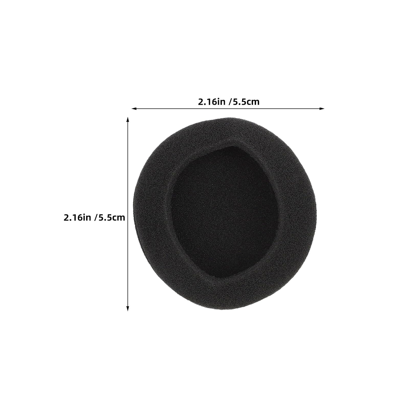 Zerodeko Lot de 24 Coussinets d'oreille en Mousse 55Mm Coussinets de Rechange pour Casque Audio et Casque de Bureau Confort Doux et Protection Phonique Compatibles Écouteurs Polyvalents