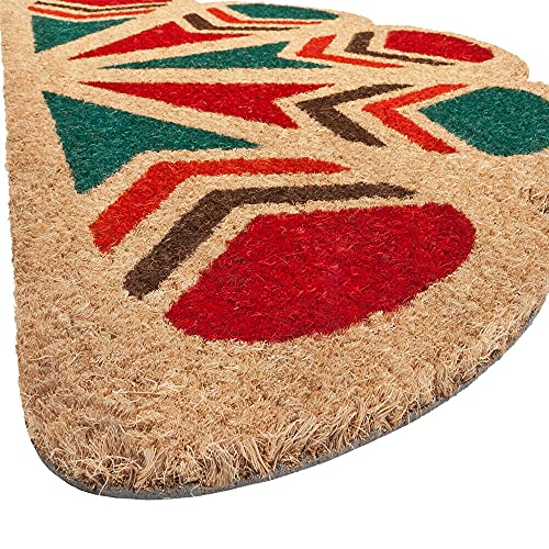 Zerbino Cocco Foglia Semiluna 40x80 cm Retro