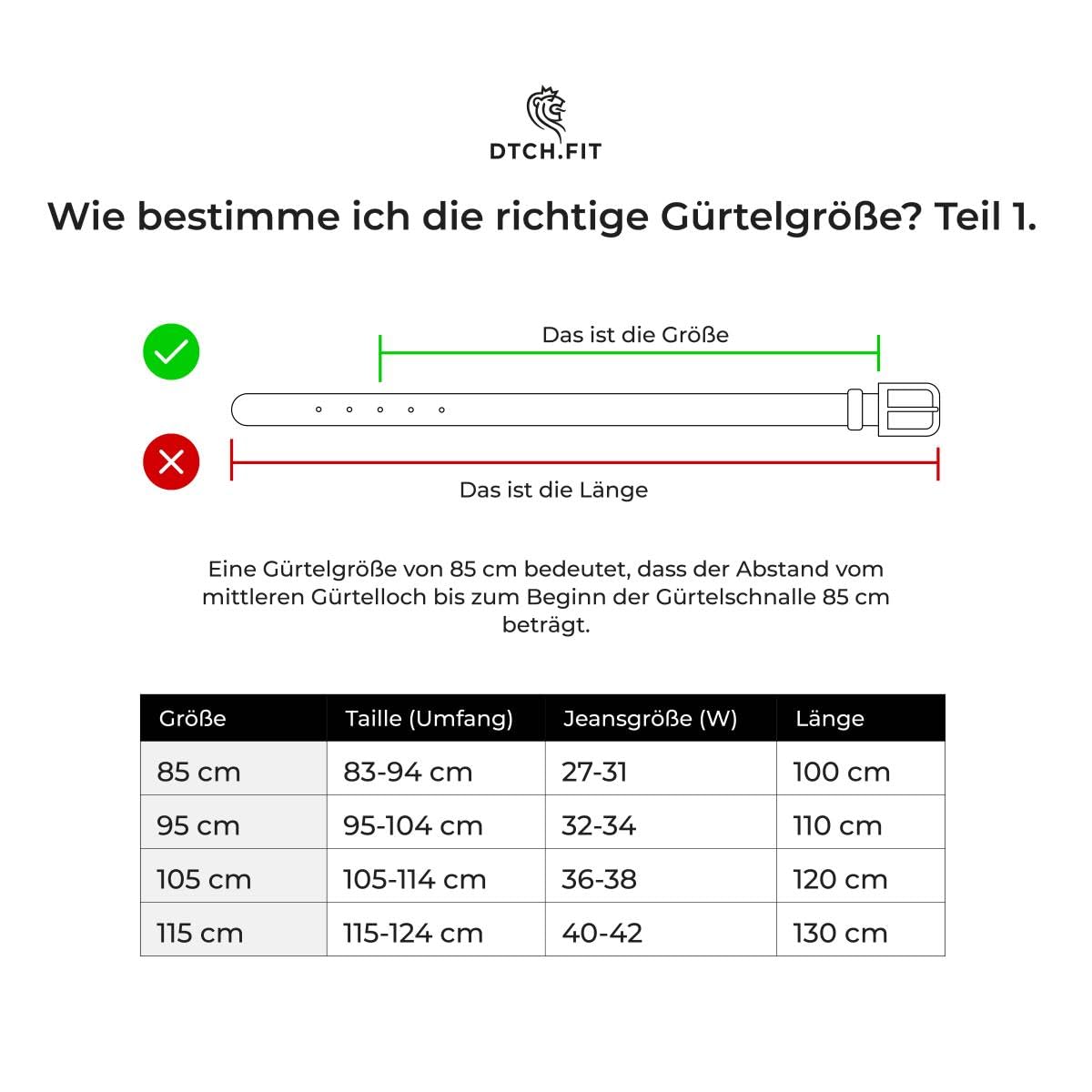 Ledergürtel Nathan mit automatischem Verschluss - ohne Löcher - 3,5cm breit