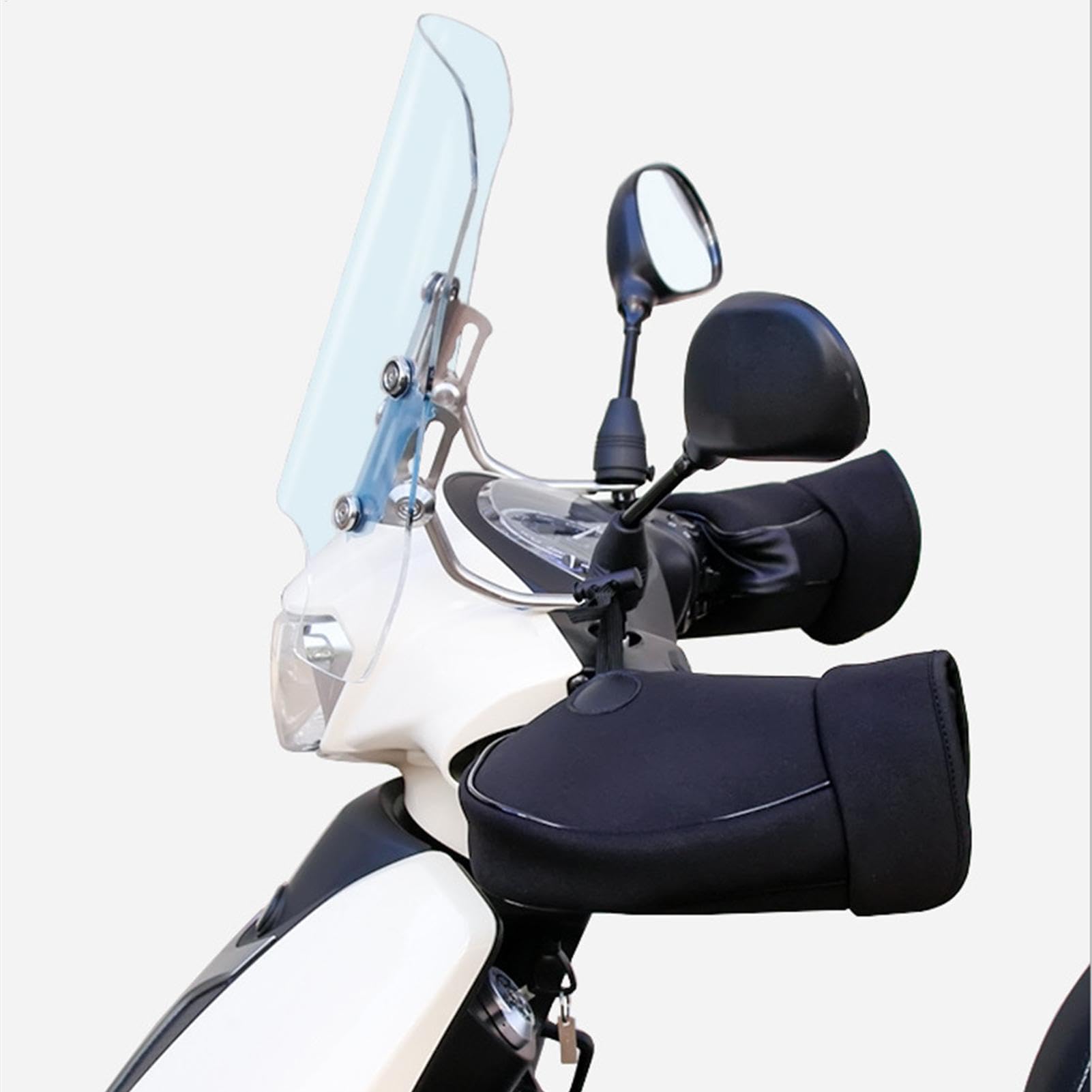 Guanti da manubrio per moto | Manicotti scaldamoto antivento - Accessorio invernale a protezione multipla per motoslitte, scooter, ATV