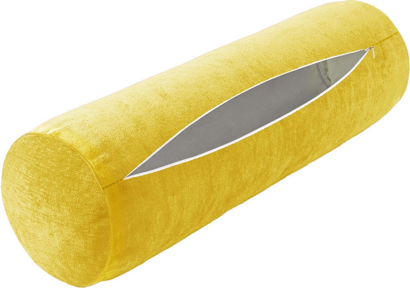 Neck Roll Pillow Case Cover Only - Cervical Pillowcovers with Zipper Cylinder Soft Bolster Pillowcases for Cylindrical Cushion(7,2pcs:80x12cm/31x5")