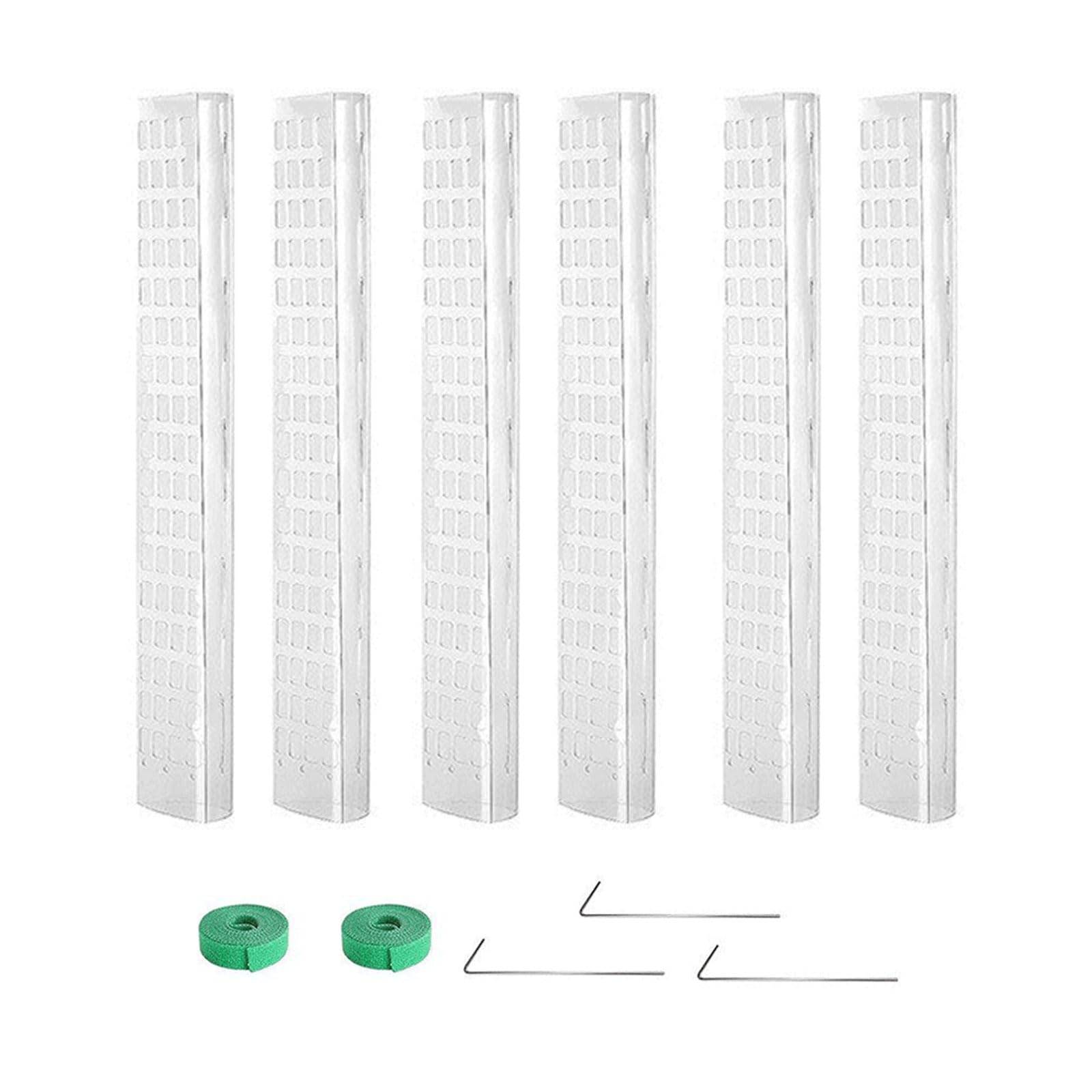 Bâtons de mousse pour plantes grimpantes de 61 cm - Poteaux de support pour plantes d'intérieur - Support d'escalade Monstera - Piquets de terre - Liens - Poteaux en mousse Monstera