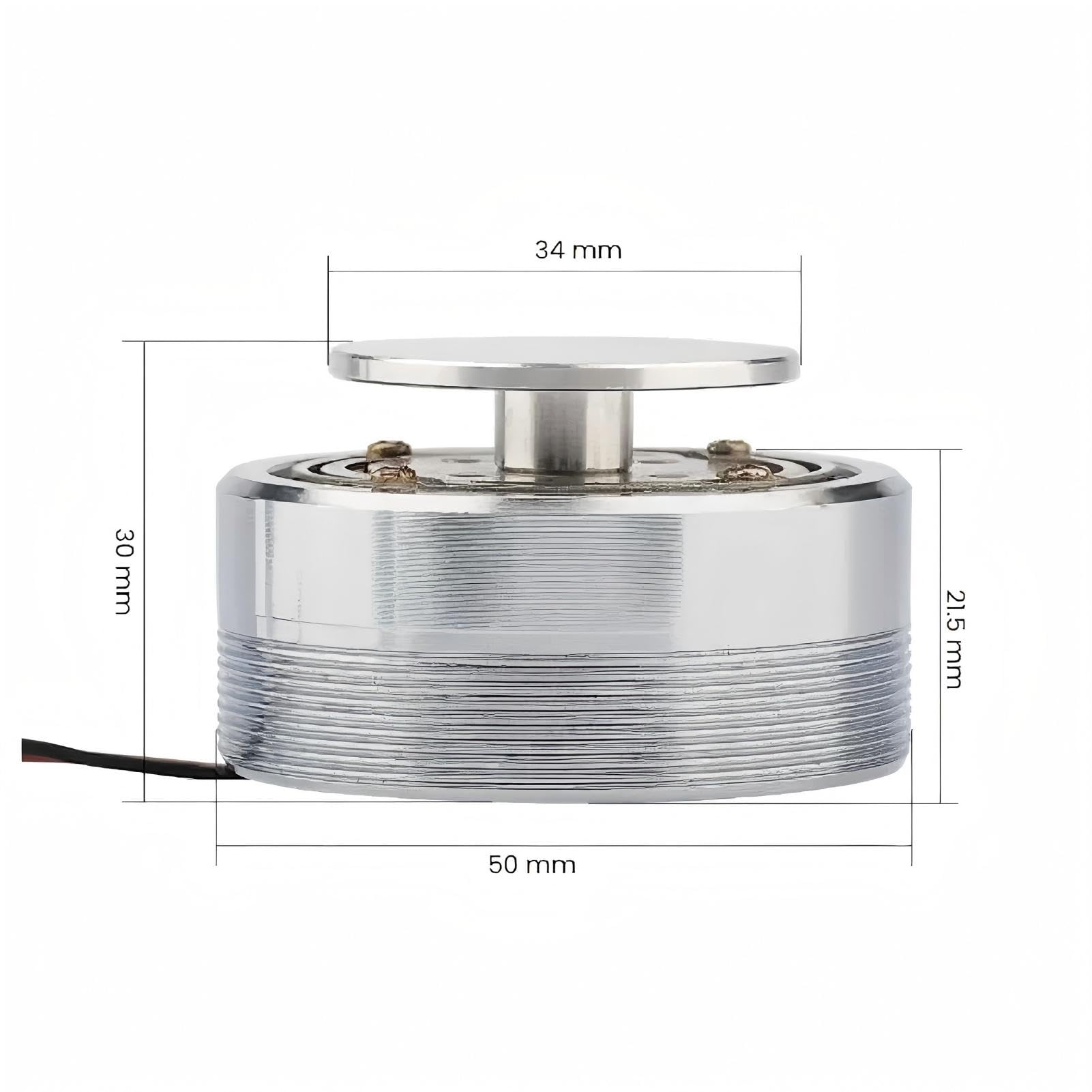 Altoparlante a Risonanza, 2 pollici 50MM 4Ω 25w Altoparlanti a Risonanza di Tutte Frequenze Vibrazione Altoparlante per Bassi Forti per Computer Portatili Telefoni Cellulari