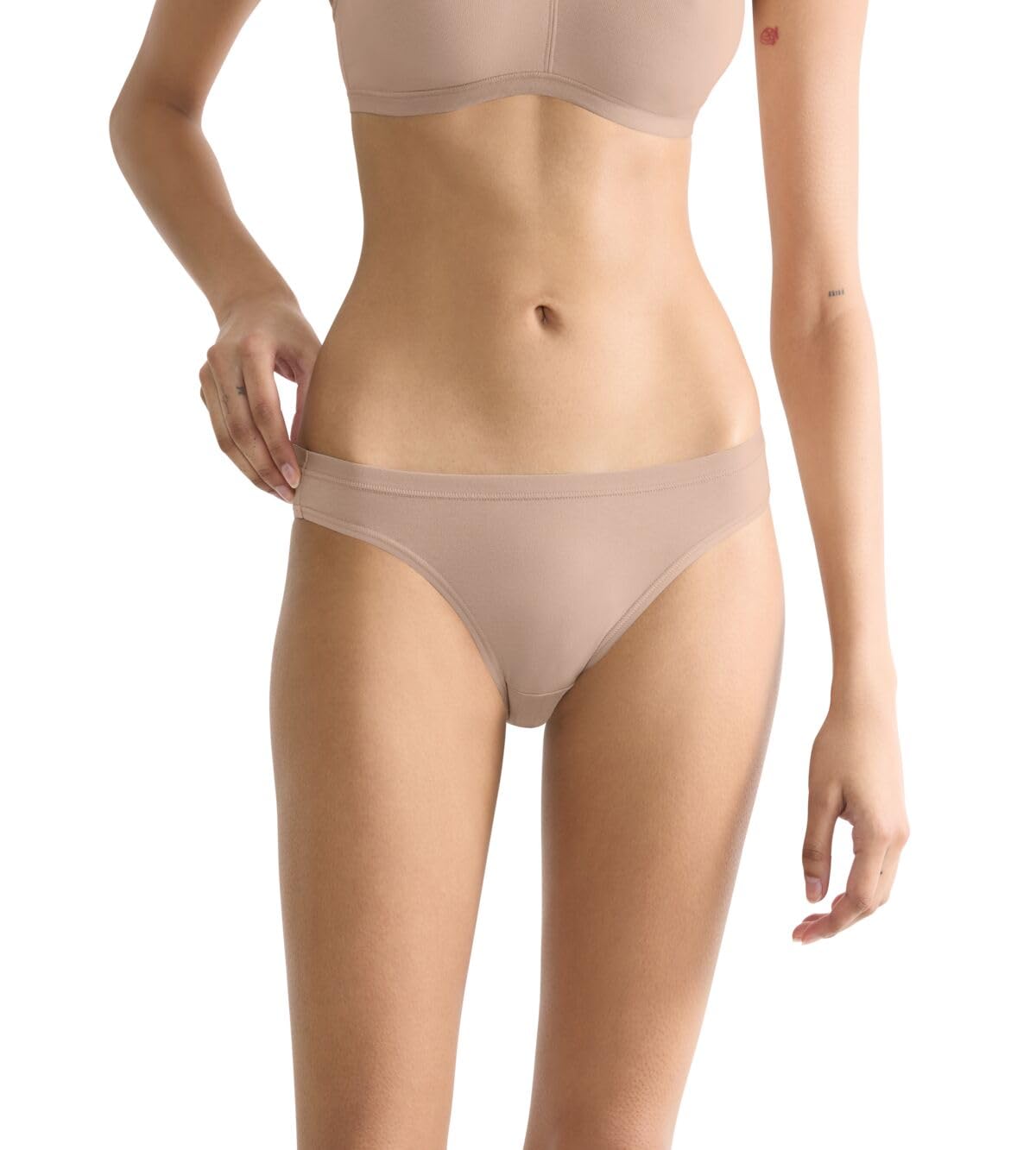 Sloggi Women's Beige Cotton Panties Go Daily Mini (X3)