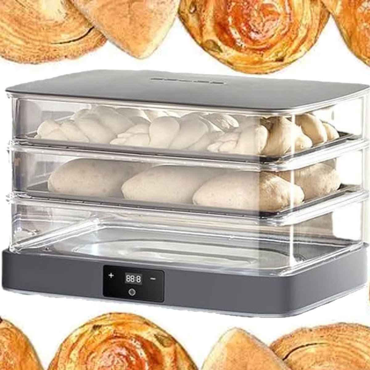 Bread Proofer - Dough Proofer Warming Mat and Warming Box,Dough Proofer with Temperature Control, Versatile Bread Proofing Box, Thermal Protection Dough Proofer Box