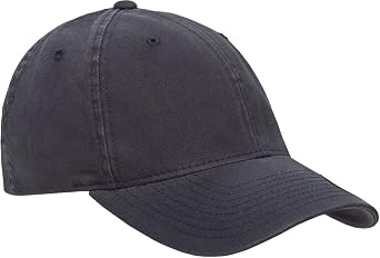Flexfit Men's Low-Profile Unstructured Fitted Dad-Style Baseball Cap, Navy, Small-Medium