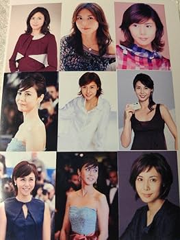 Amazon.co.jp: 松嶋菜々子写真BサイズはL版です。40枚セット : おもちゃ