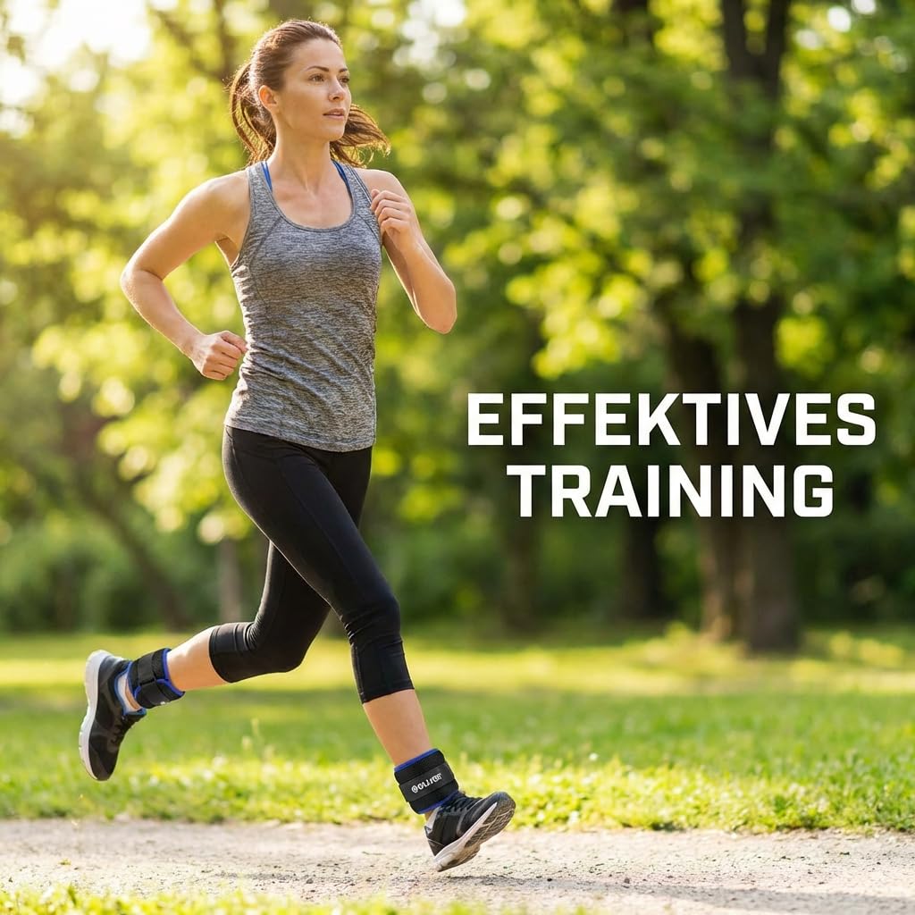 Oliver PRIME Pesas Tobilleras y Muñequeras con Peso para Entrenamiento Fitness Lastres Ajustables Gel Silicona Correr Pilates Rehabilitación Par