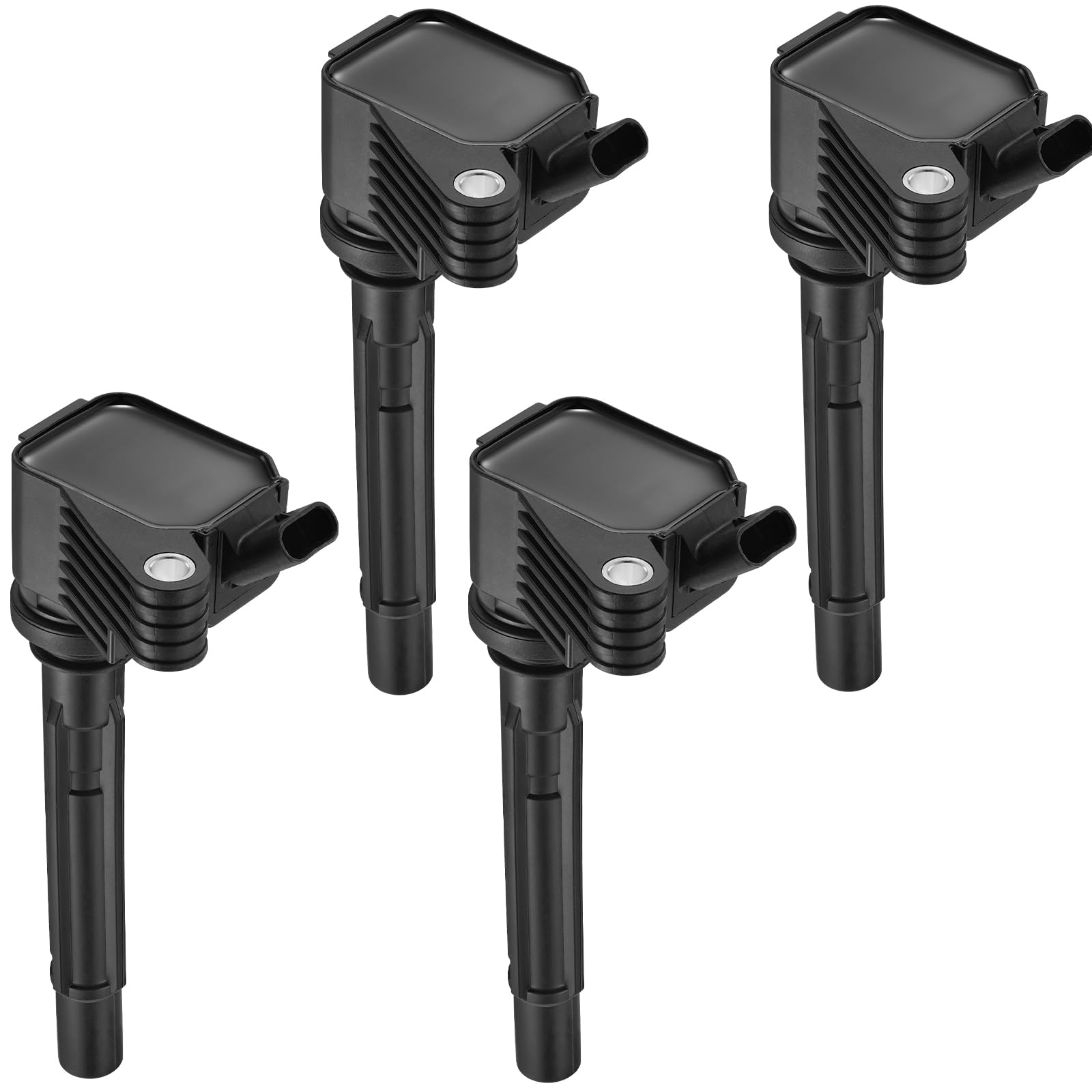 SYKRSS 4-Pack UF839 Ignition Coils Compatible with Jeep Cherokee 2019-2020/Cherokee 2018-2019, Compatible with Alfa Romeo Giulia 2017 2018/Giulia 2.0L