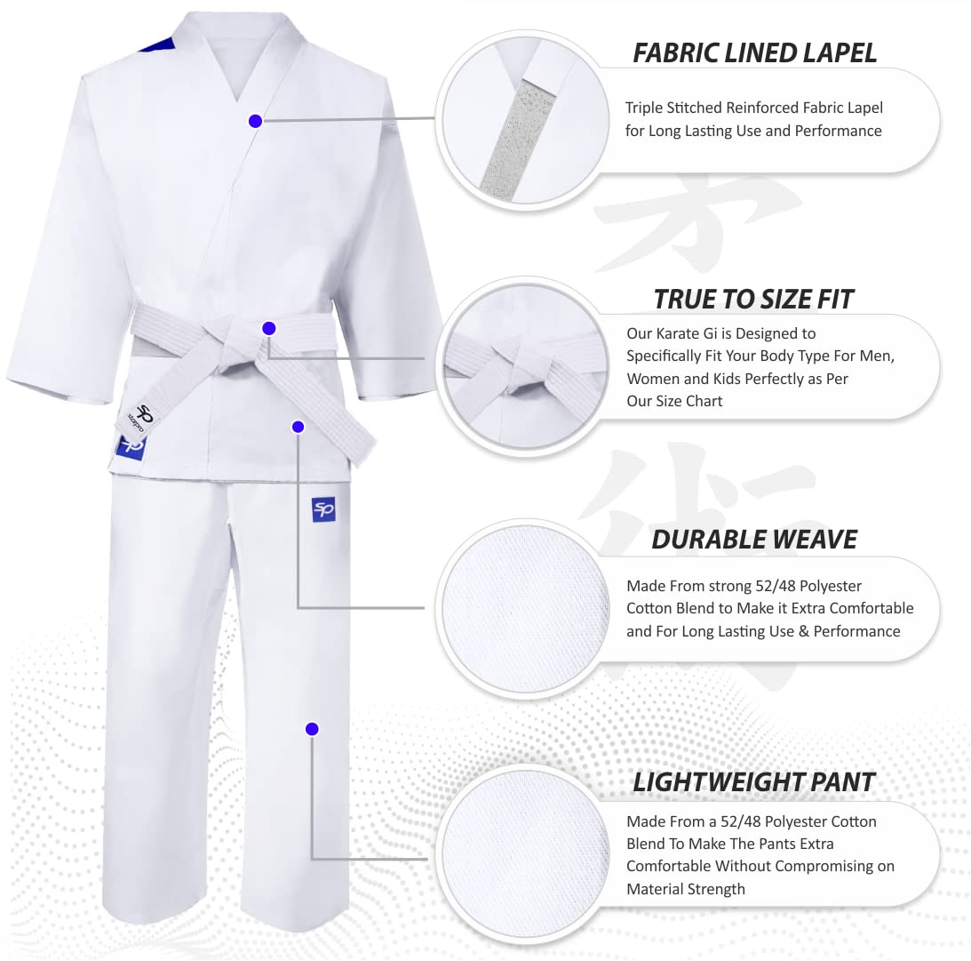 Buy Starpro Lightweight Karate Gi Many Sizes Suitable as