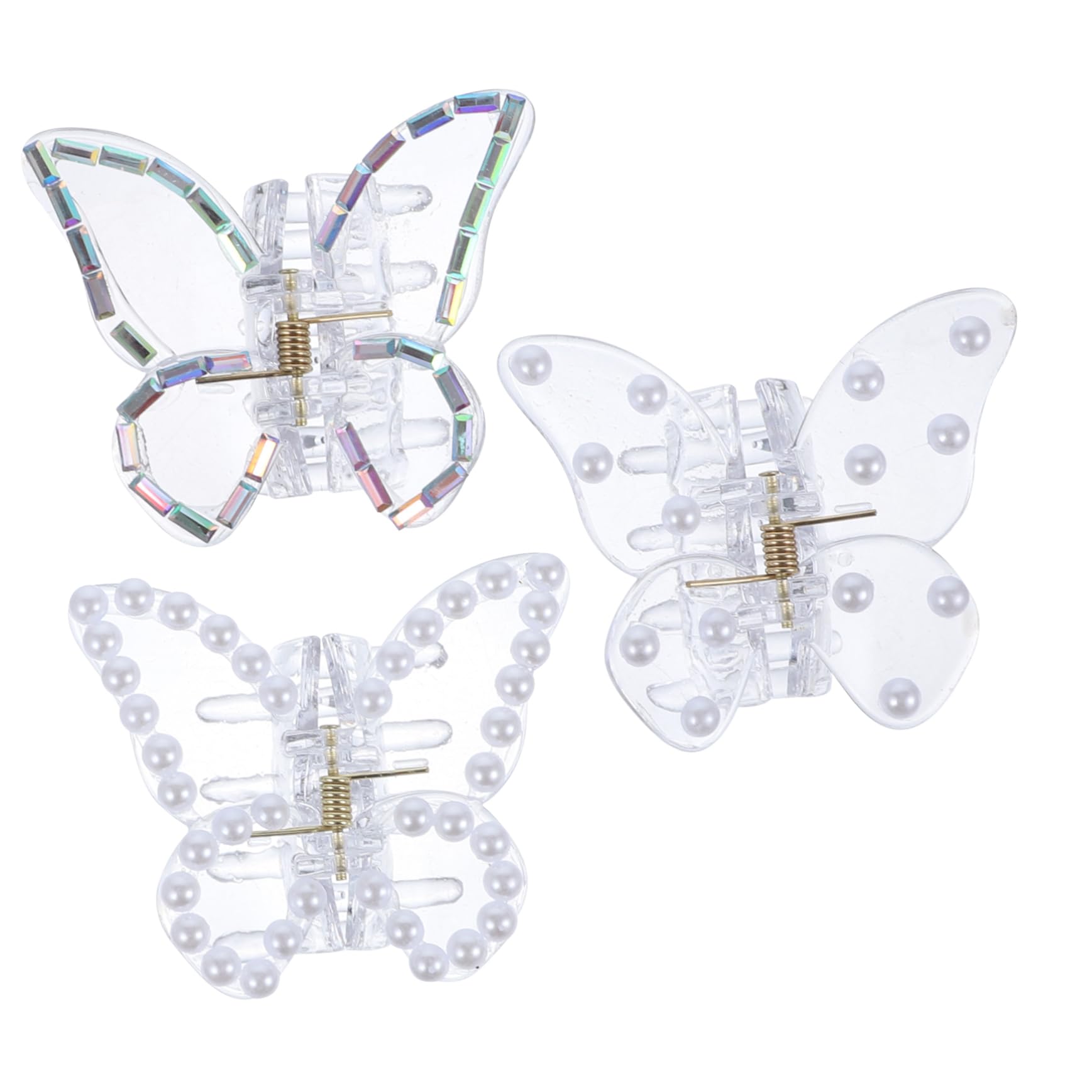 Baluue 15pezzi Fermagli Per Forma Di Farfalla Da Clip Per Piccole e Resistenti Accessorio Pratico Per Donne e Ragazze Per Eventi e Uso Quotidiano