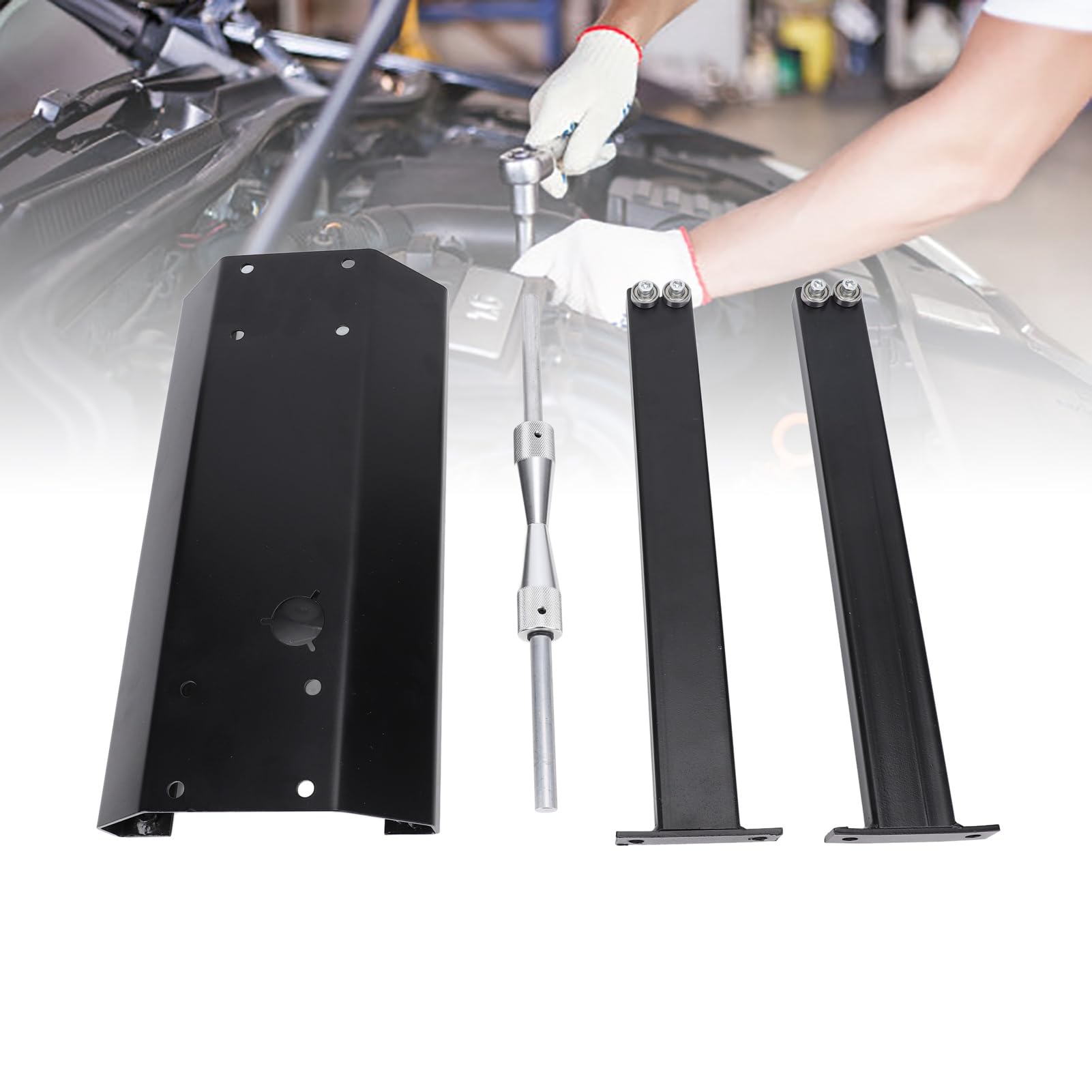 Equilibrador de Ruedas de Motocicleta Mejorado, Soporte Universal de Equilibrio de Neumáticos de Alta Resistencia con Conos de Centrado Ajustables, Herramientas de Equilibrio de Alineación