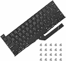 MacBookアクセサリー Macbook pro 2019 US keyboard MACBOOK PRO A1989 A1990 A2159 REPLACEMENT KEY & CLIP FOR