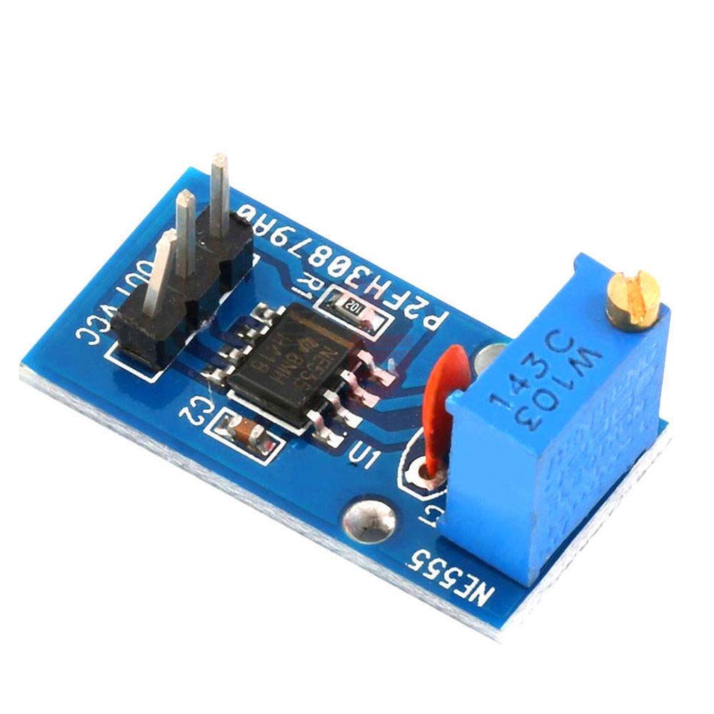2PCS NE555 Adjustable Frequency Pulse Generator Module for for Arduino