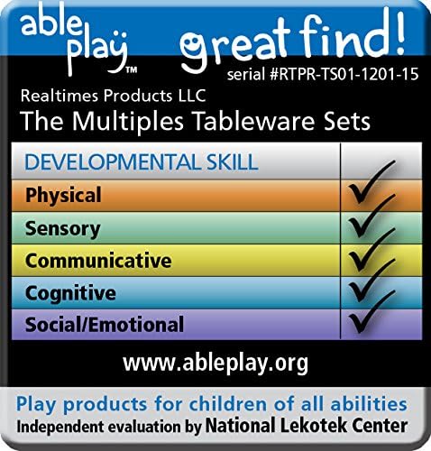 Miniatura 3 de Award Winning Times - Vajilla de mesa de 4 piezas en caja de los años medios, plato, cuenco y vaso