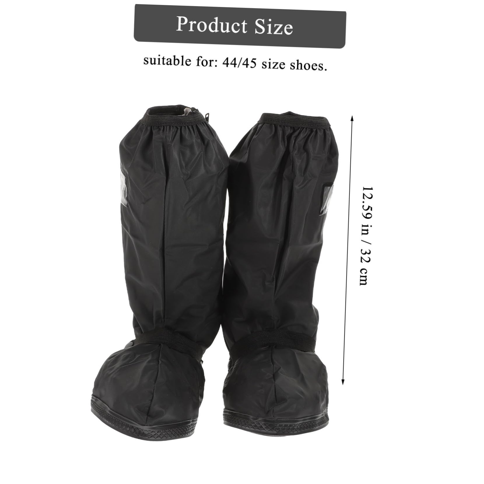HOLIDYOYO Reusable Shoe Covers Non Slip XL for Cycling Outdoor Activities Durable Rainproof Footwear Protection for Motorcycle Stylish Comfortable Design