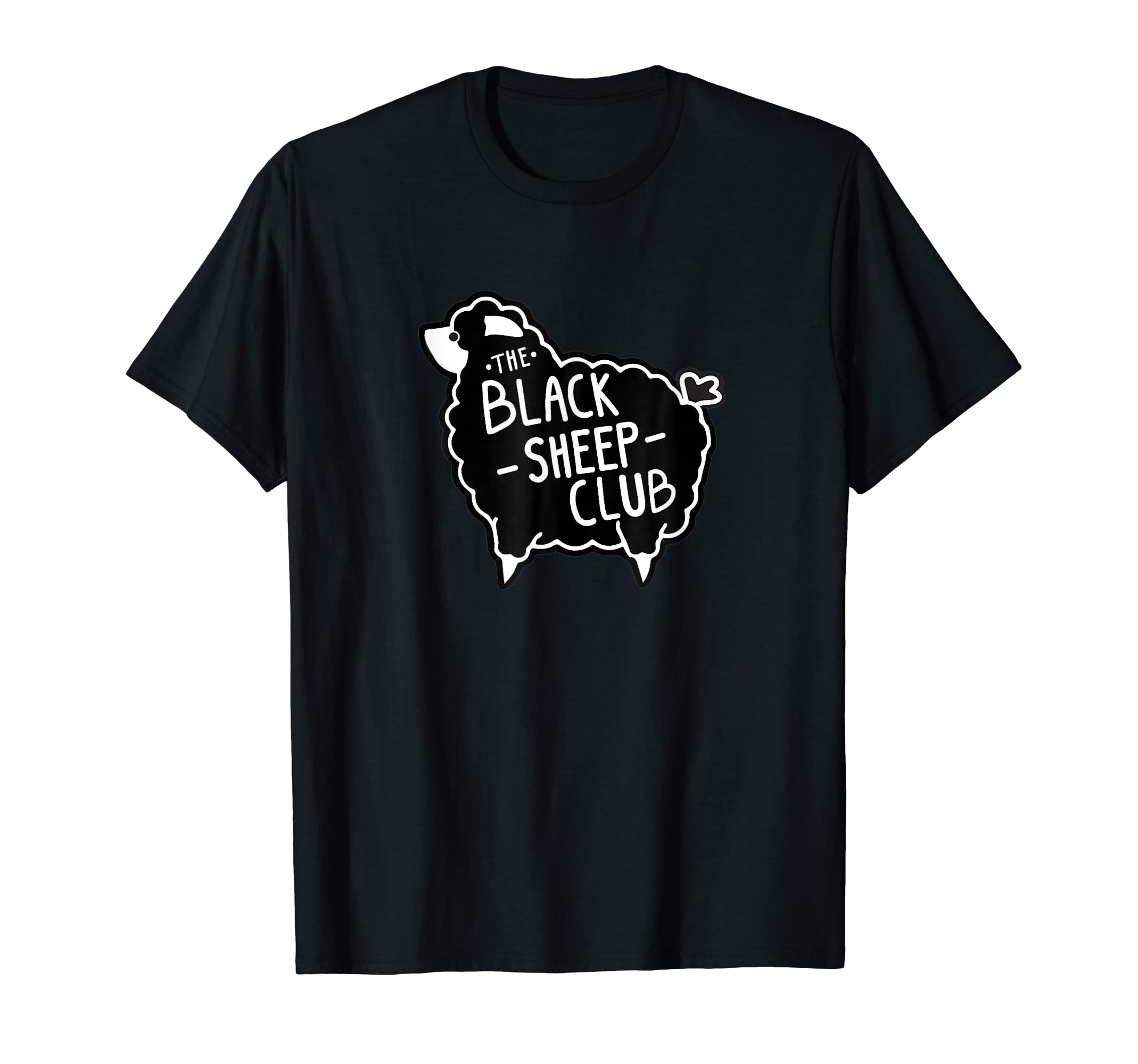 The more people I meet the more I love my dogThe Black Sheep Club Squad Funny Sarcastic T-ShirtOEKO-TEX STANDARD 100