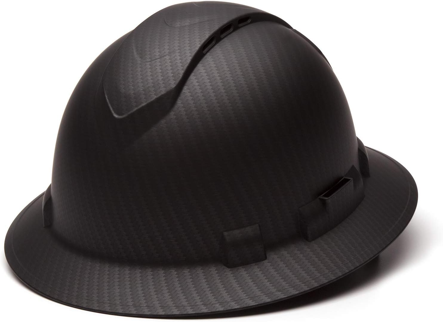 Pyramex Ridgeline Full Brim Hard Hat 4 Point Ratchet Vented