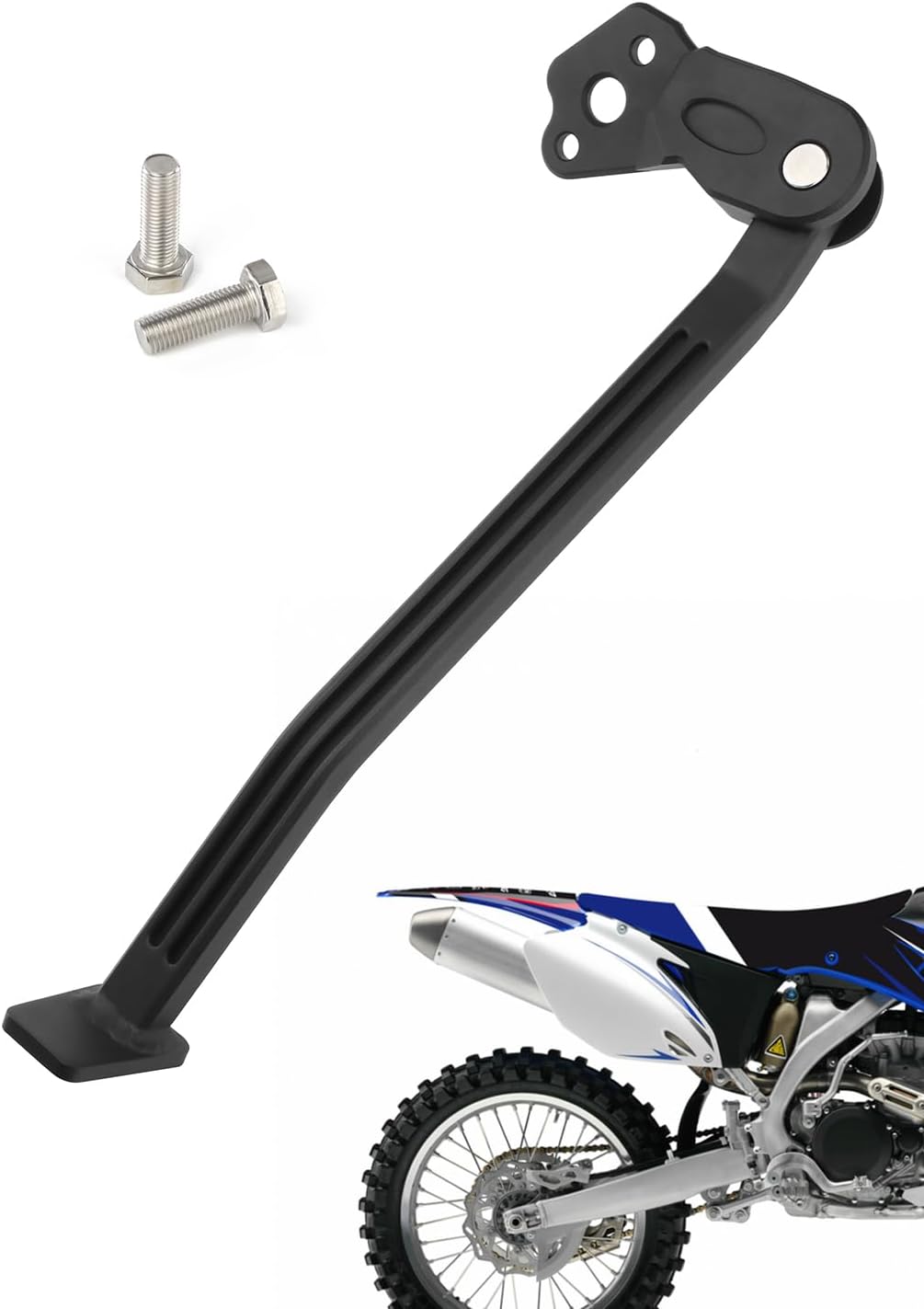 Footpad Side Stand Compatible with YZ250F YZ 250F YZ450F 2006-2009 YZ 450F Large Kickstand Dirt Bike Support Sidestand Foot Kick Stand