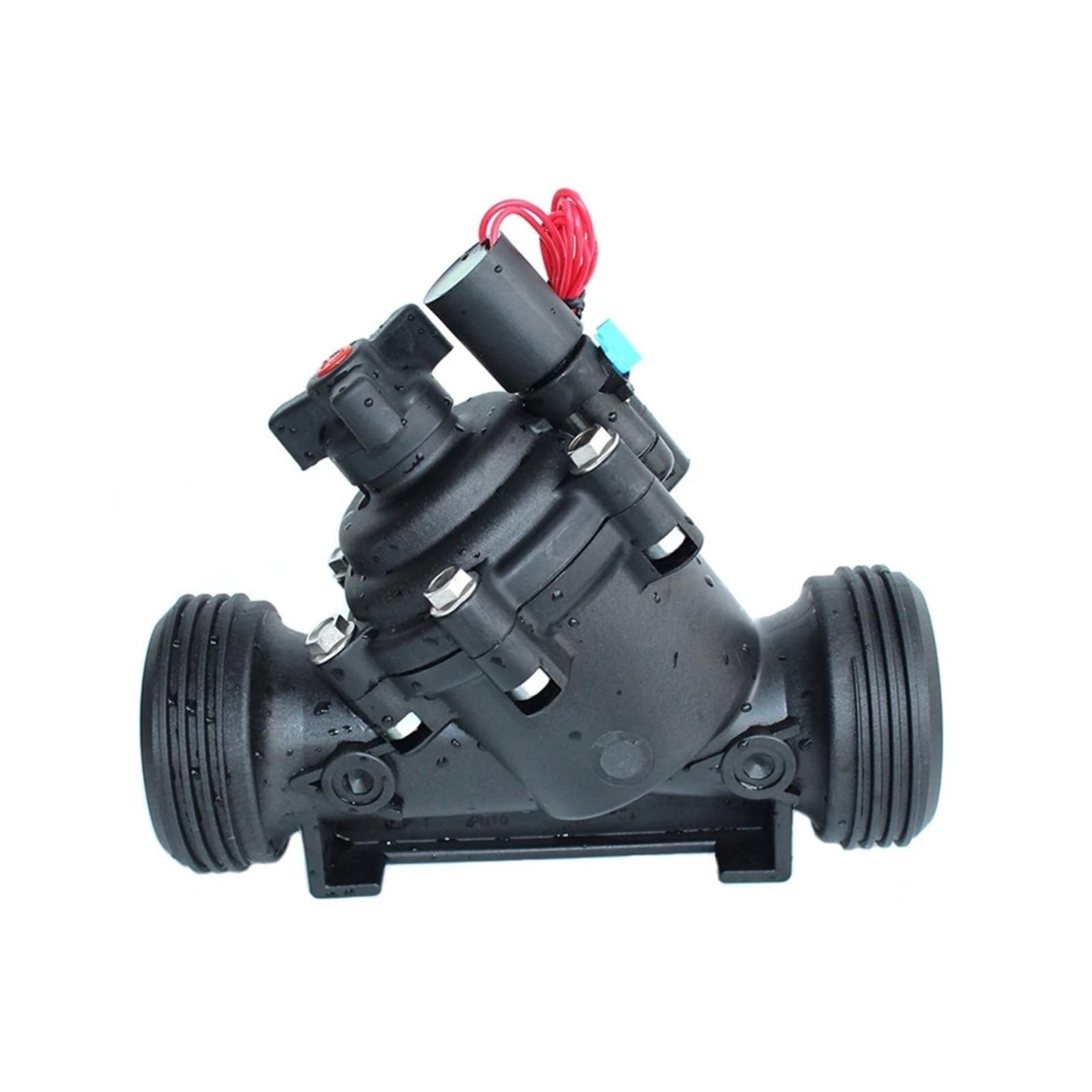 Elettrovalvola for irrigazione Valvola in Nylon for irrigatore con manopola di Regolazione della Portata 220/110/24/12V for Giardini Prato, Agricoltura(220VAC)