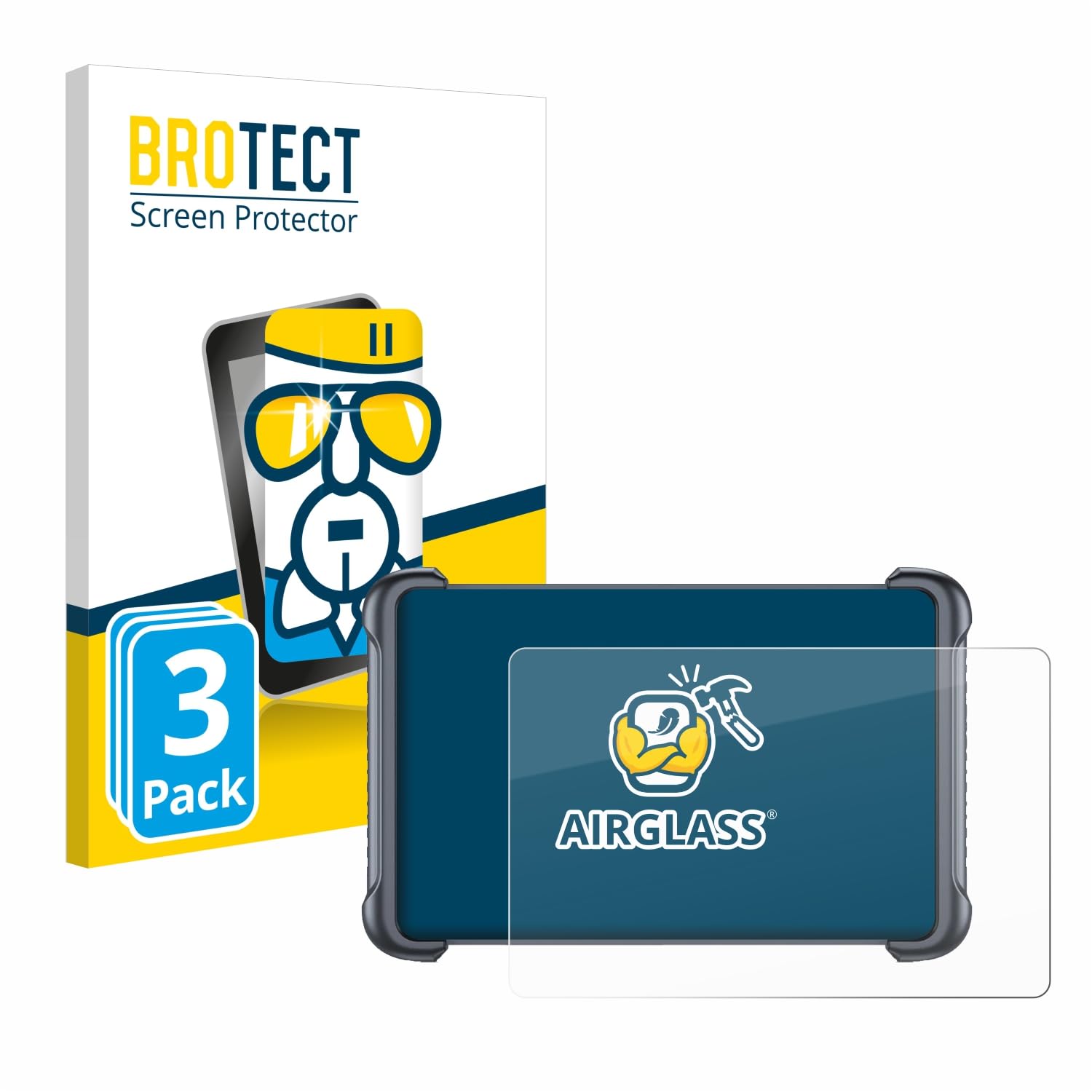 Film Protecteur Verre BROTECT AirGlass Pour Thinkcar Thinkscan 689BT - 9H Anti-rayures - Pose Facile - 12