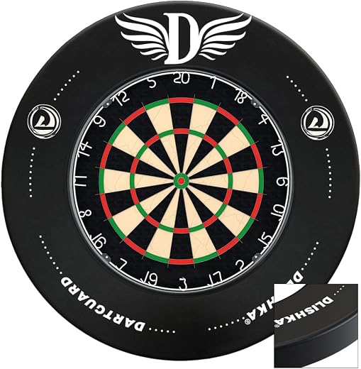 Dart Board Surround Ring,2.5cm thk Protective Eva Wall Cover For Missed Throws,Easy Assembly For Home&Outdoor Use,Perfect ...