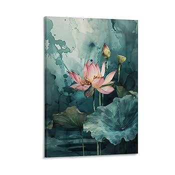 蓮の花 原画 絵画 額縁付き アート インテリア 蓮の花 原画 絵画 額縁付き アート インテリア 蓮の花 原画 絵画