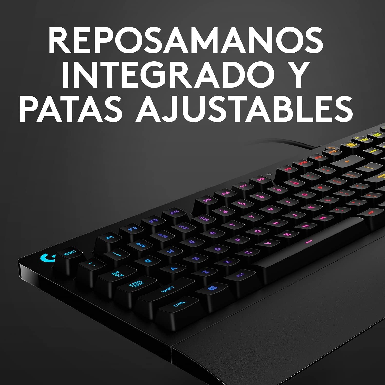 Logitech G213 Prodigy Teclado Gaming, RGB Lightsync, Disposición QWERTY ES - Negro + G203 Lightsync Ratón Gaming, 6 Botones Programables, Ultra-Ligero- Negro