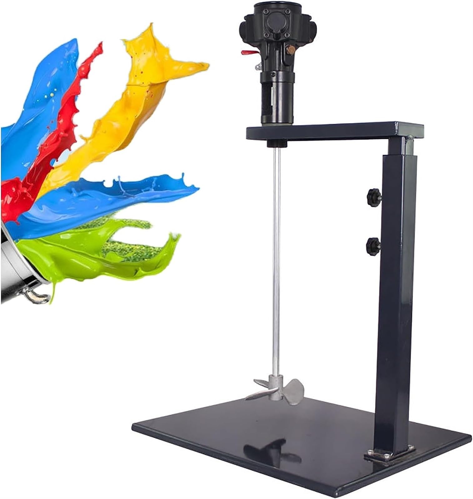 Agitador de Pintura neumático de 5 galones, máquina mezcladora de Aire, Soporte para máquina mezcladora de Pintura, Altura Ajustable, Herramienta para mezcl(