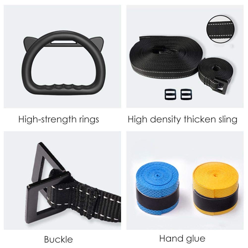 Gymnastiekringen voor kinderen, Nonslip Nylon Swing Bar Ringen