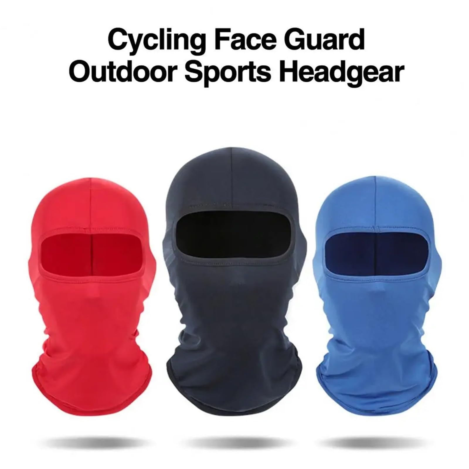 2 máscaras de esquí for Hombre y Mujer, máscara Facial for Ciclismo, Cubierta for la Cabeza, Bufanda Deportiva a Prueba Viento, for Bicicleta para Esquí Ciclismo