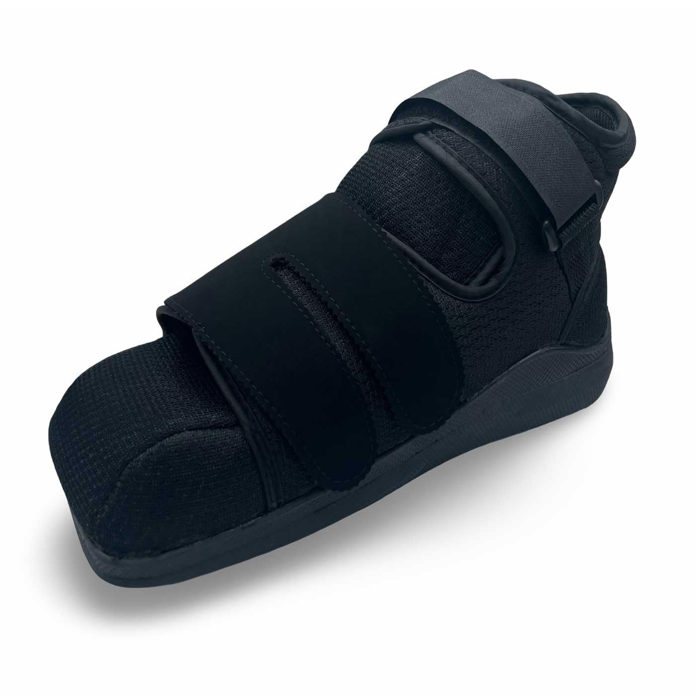 Zapato postoperatorio para fractura de pie, cicatrización de heridas, bota médica con suela de goma antideslizante, soporte para pies para daños en ligamentos: se puede usar con yeso, protege los pies